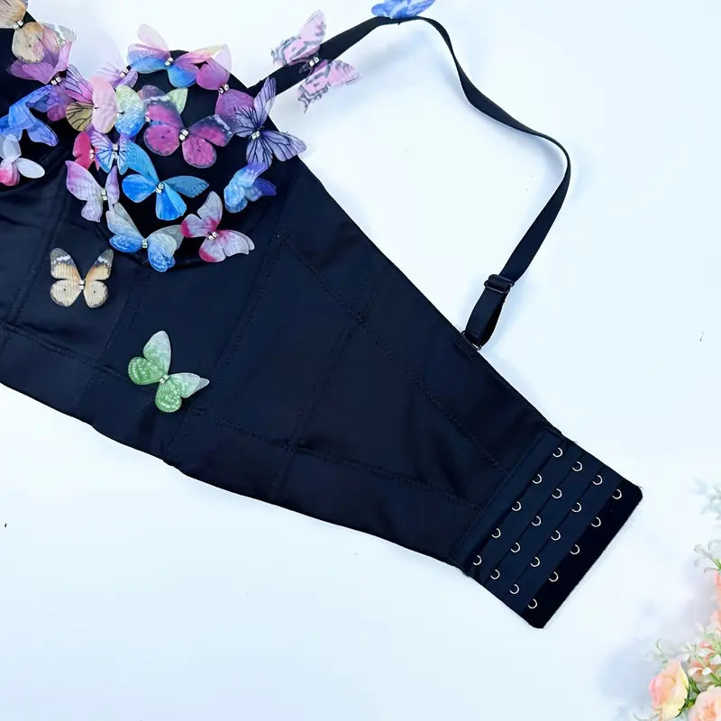 Stone Flowers Butterfly Bliss Festival Bralette