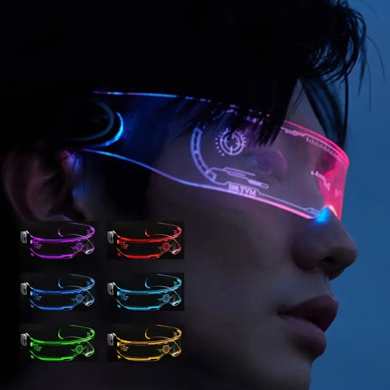 Stone Flowers Cosmic Rave LED Glasses