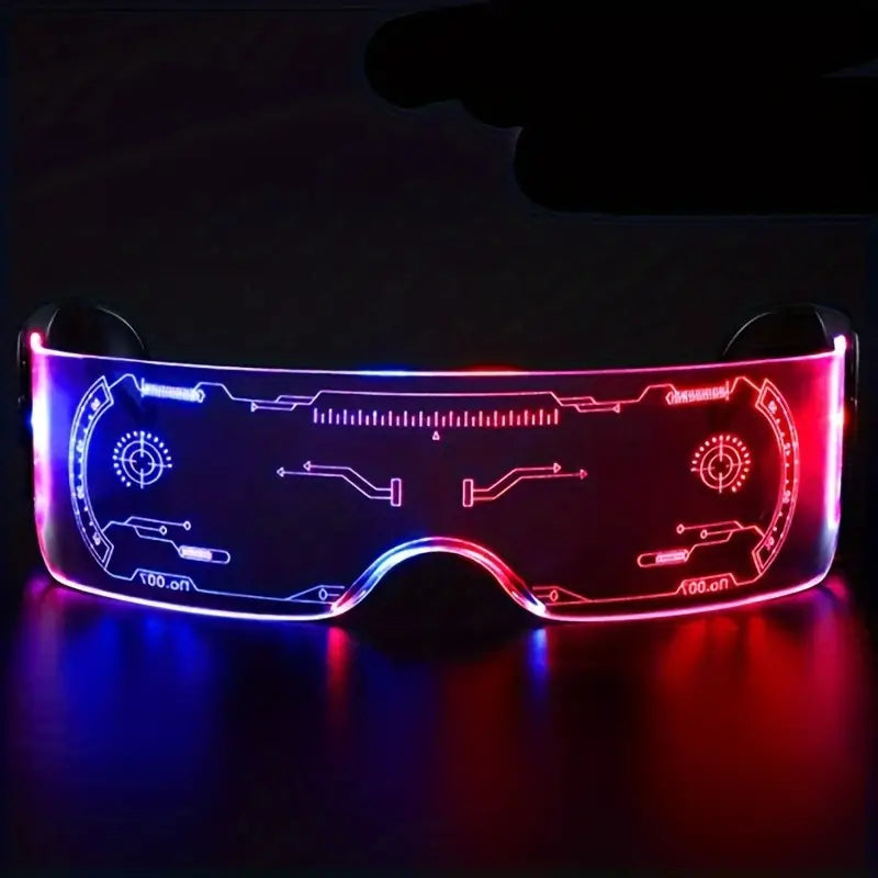 Stone Flowers Cosmic Rave LED Glasses