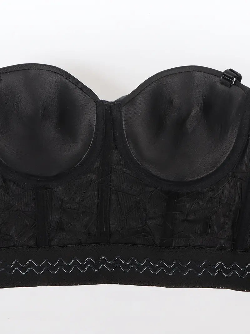 Stone Flowers Crystal Glam Rave Crop Top