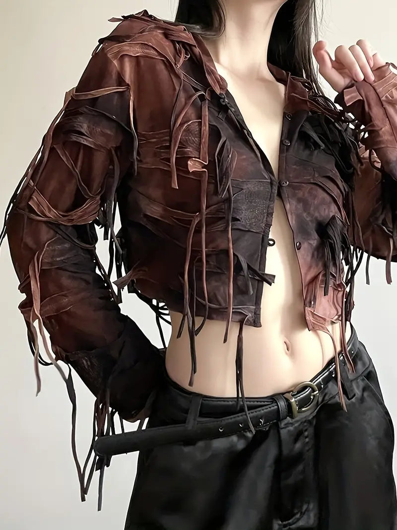 Stone Flowers Desert Breeze Crop Jacket