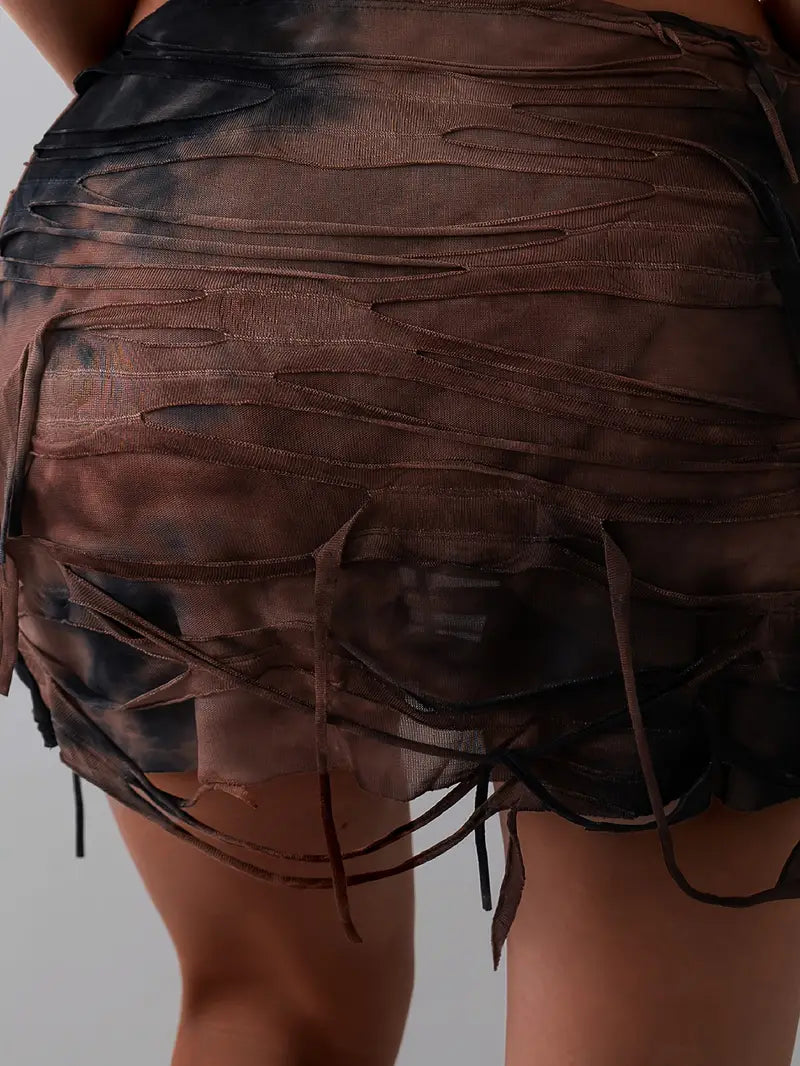 Stone Flowers Desert Breeze Festival Skirt