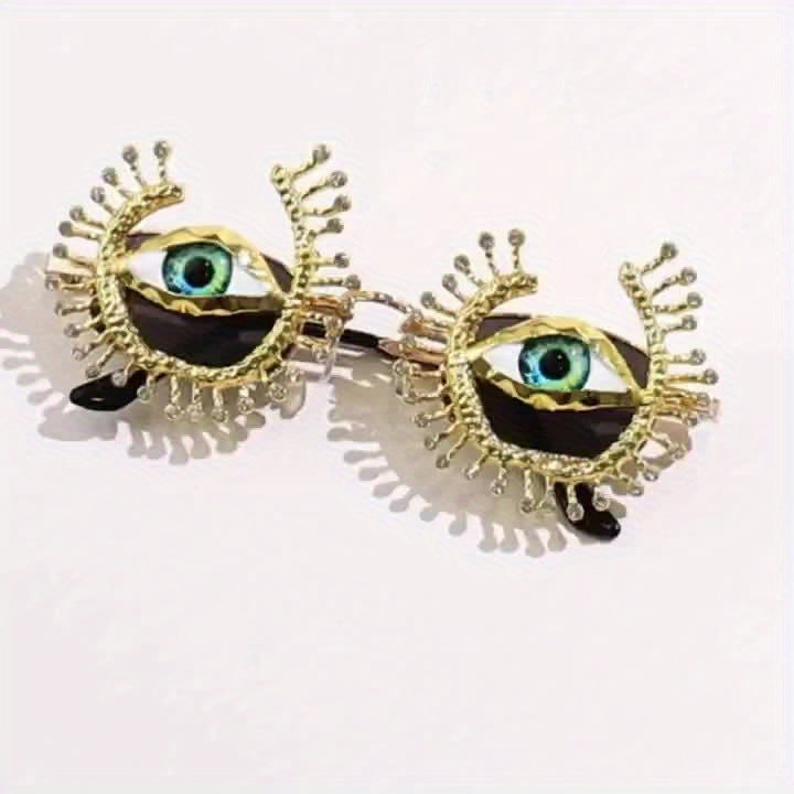 Stone Flowers Evil Eye Luxury Sunglasses