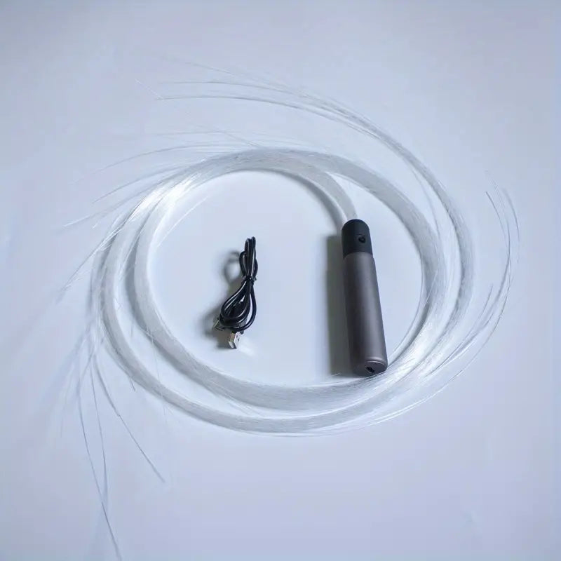 Stone Flowers Fiber Optic Rave Whip