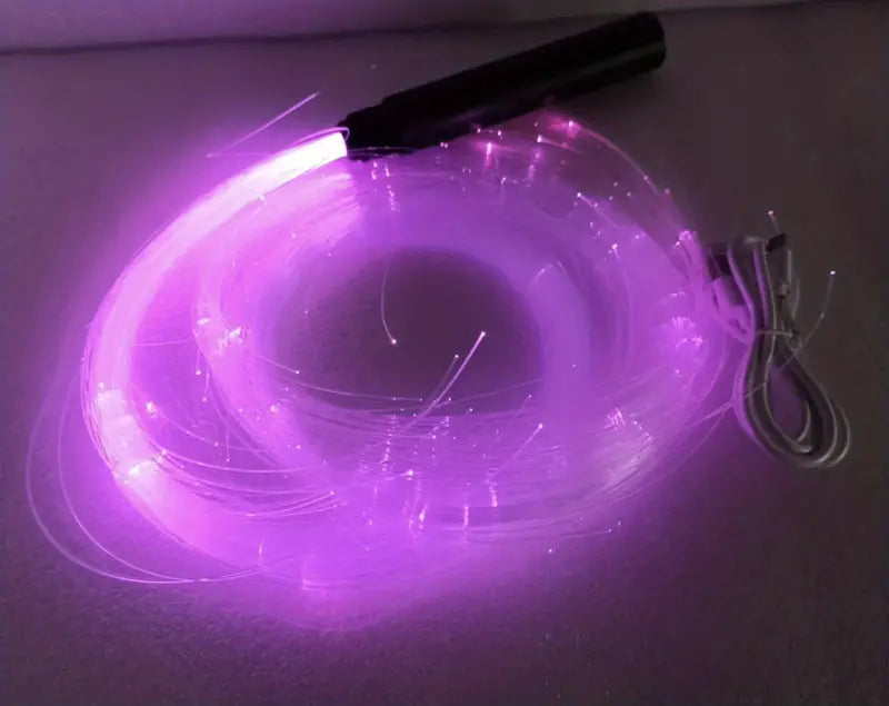 Stone Flowers Fiber Optic Rave Whip