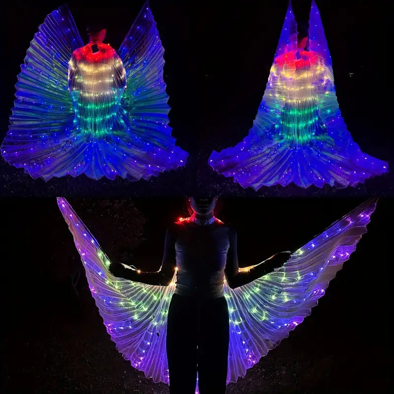 Stone Flowers Luminous Angel Wings