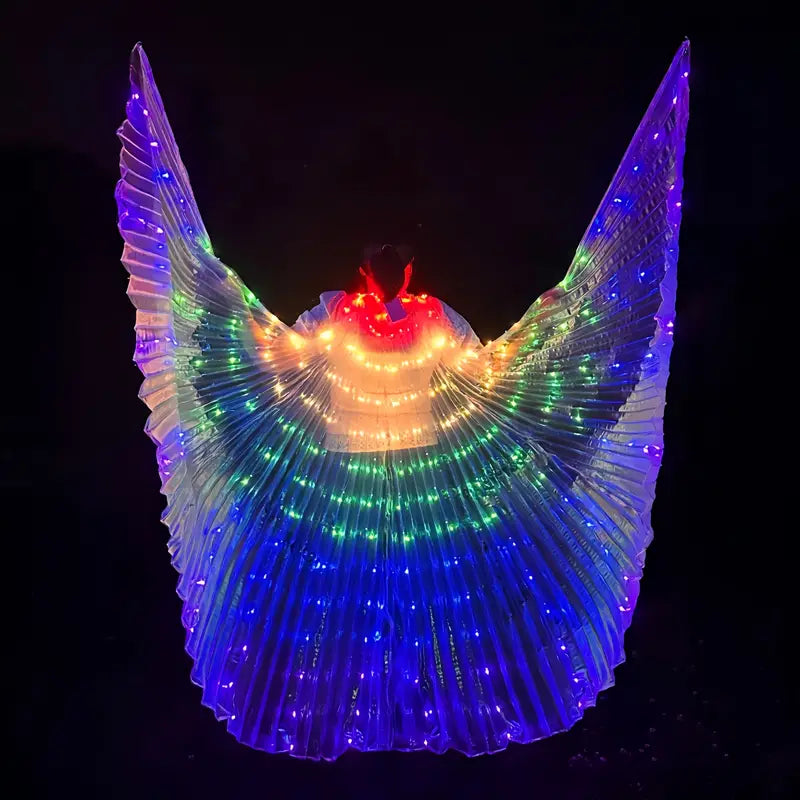 Stone Flowers Luminous Angel Wings