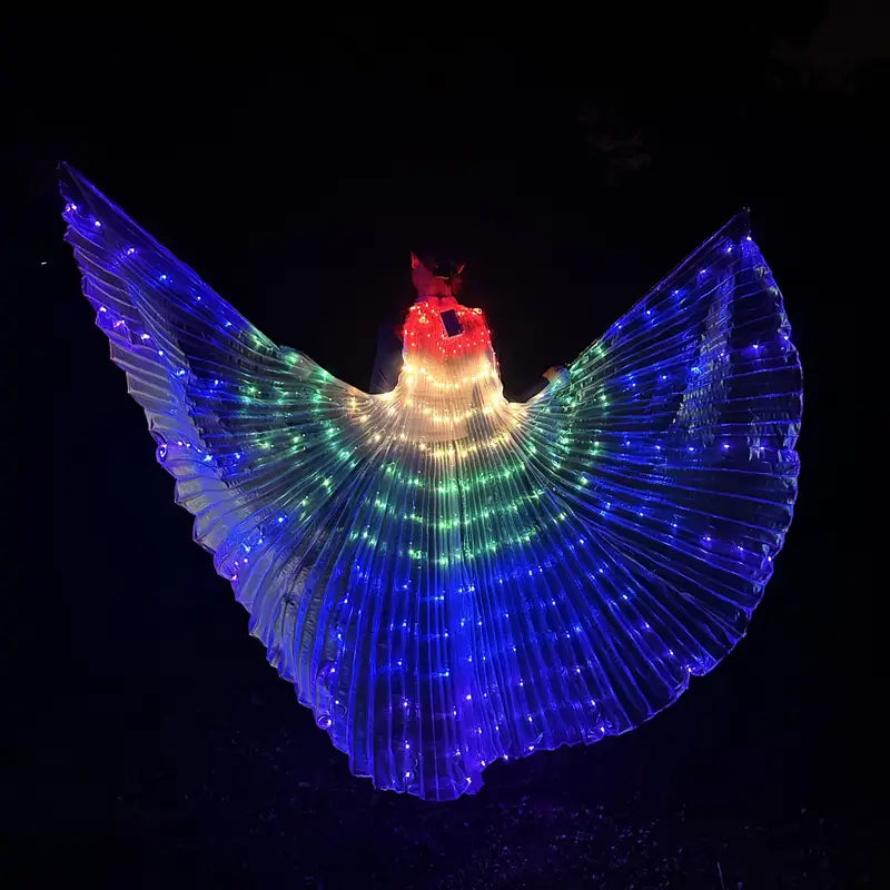 Stone Flowers Luminous Angel Wings