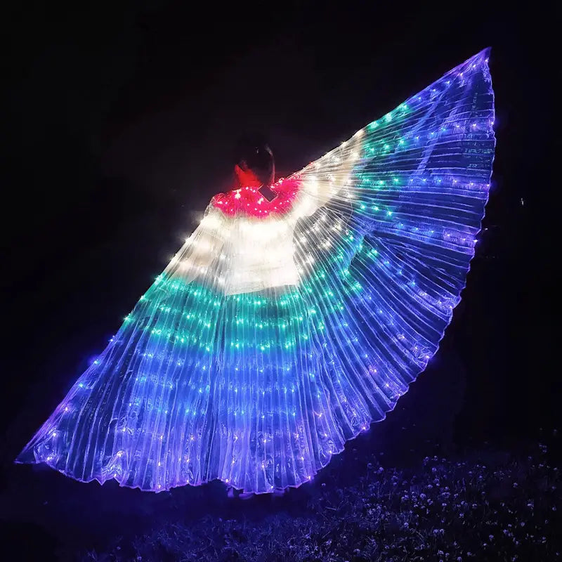 Stone Flowers Luminous Angel Wings