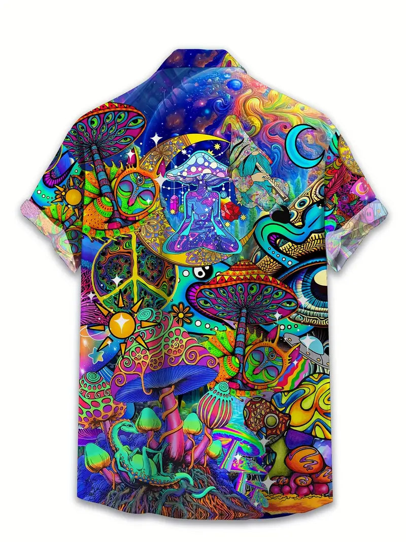 Stone Flowers Psychedelic Mushroom Festival Shirt