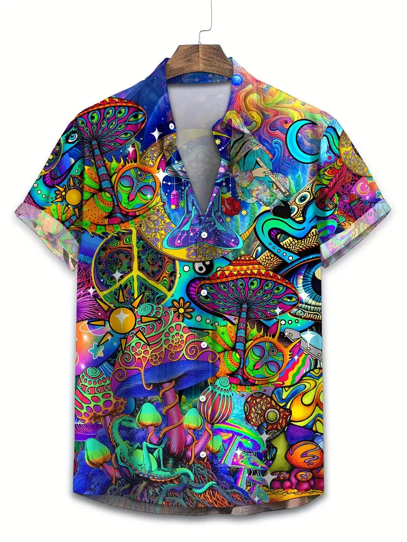 Stone Flowers Psychedelic Mushroom Festival Shirt