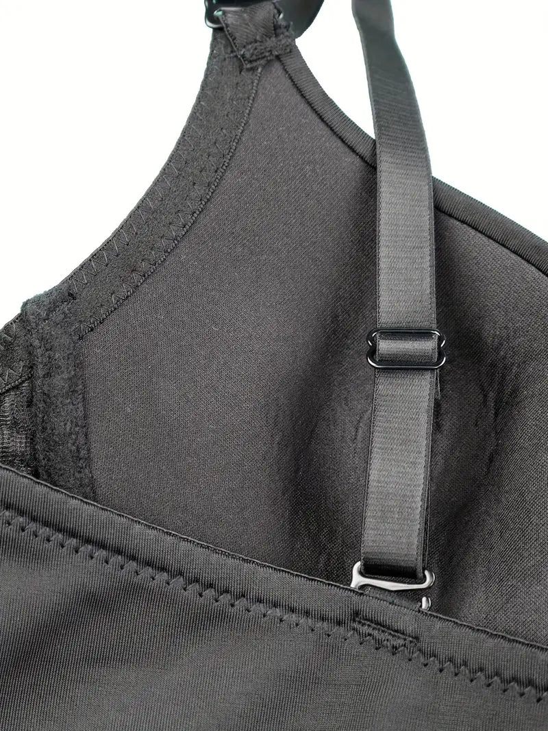 Stone Flowers Rhinestone Bustier Cami Top