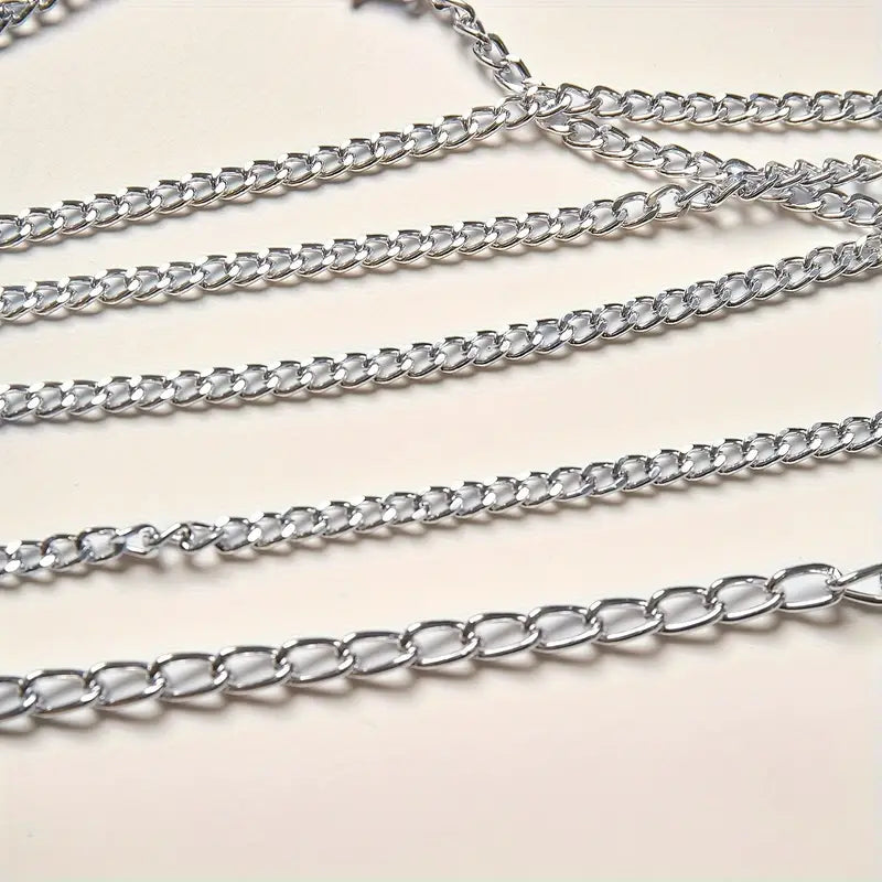 Stone Flowers Silver Siren Chain Halter Top