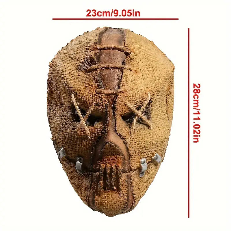 Stone Flowers Sinister Skull Latex Mask