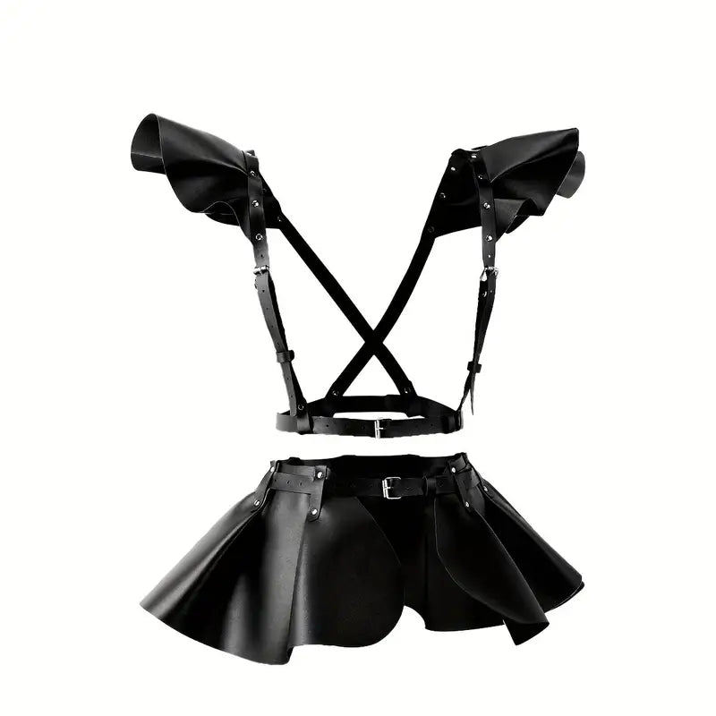 Stone Flowers Y2K Rebel Mini Skirt